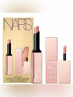 NARS AFTERGLOW LIPSTICK AND MINI BLUSH DUO